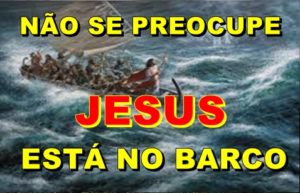 Jesus está no barco